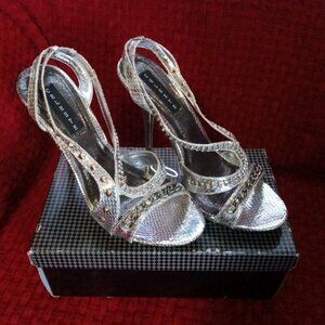 NIB Women's Gold Celeste High Heel Sandals 8